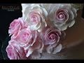 How I Make Rose Out Of Fondant with circle cutters and spoon.