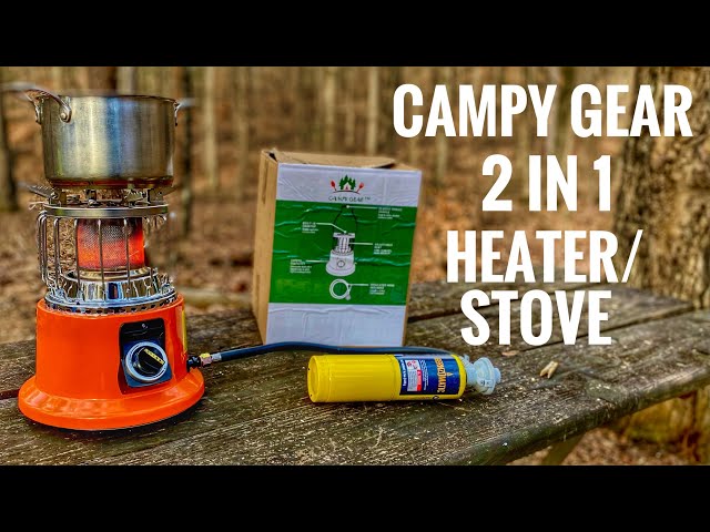 CAMPY GEAR 2 IN 1 STOVE AND HEATER REVIEW - YouTube
