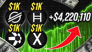 EXACTLY How To Turn $4K into $4.2M with XLM, HBAR, QNT and XDC!