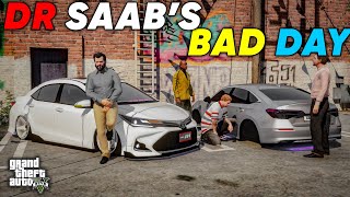 DR SAAB'S CIVIC TYRES STOLEN | GTA 5 | Real Life Mods #564 | URDU |