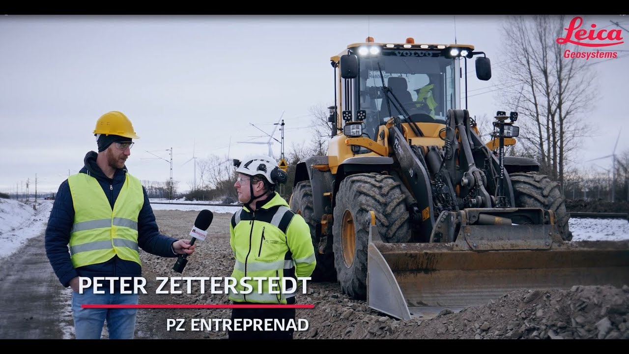 Mer självständig och mer effektiv med maskinstyrning på hjullastaren.