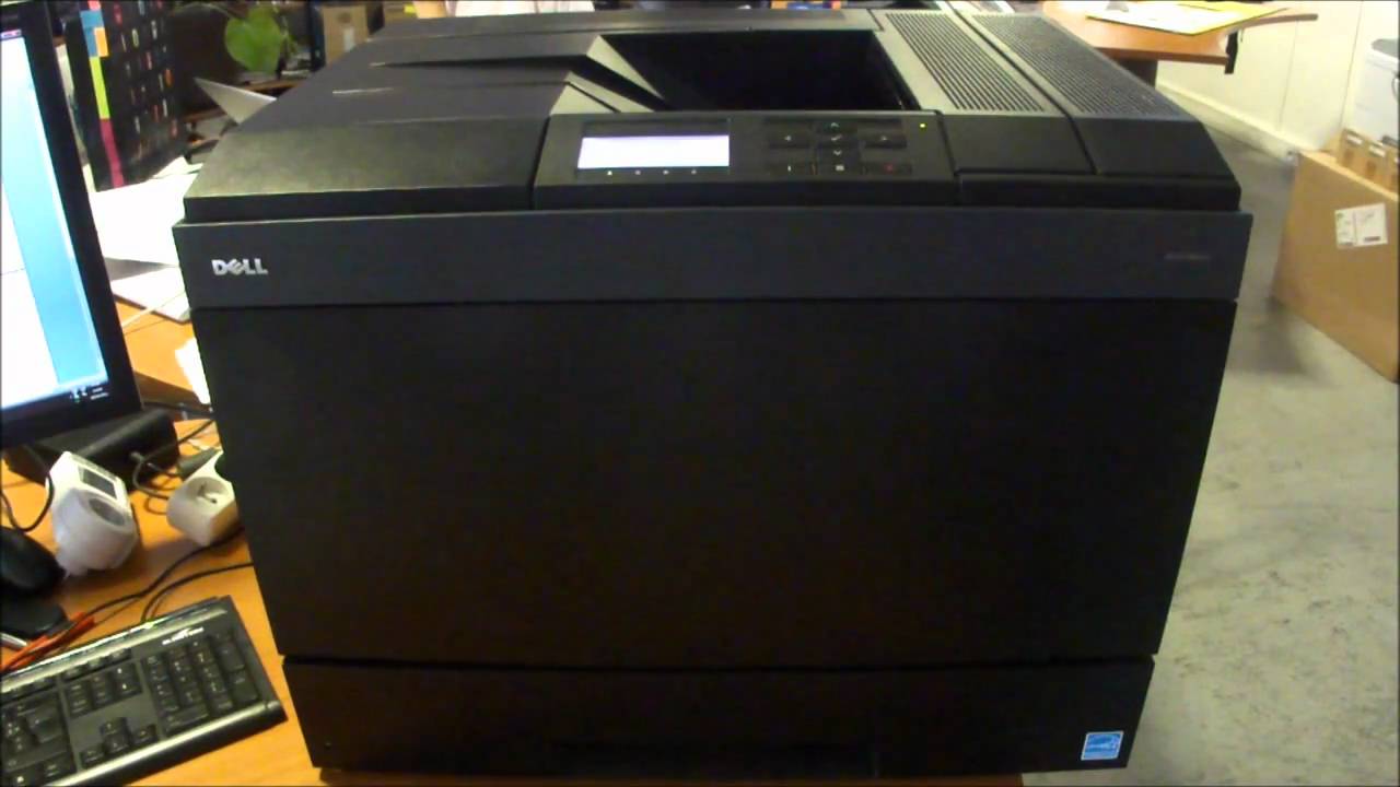 Dell 5130cdn - LesNumeriques / DigitalVersus - YouTube