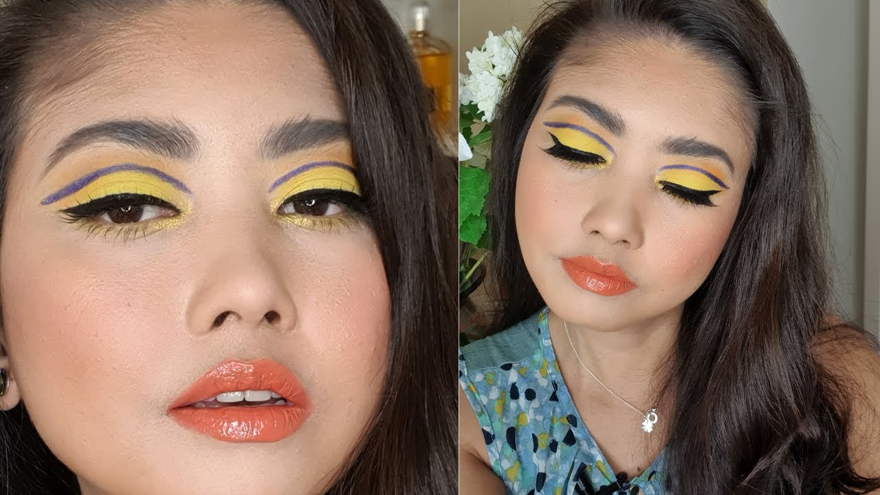 Yellow Makeup Tutorial Pantone color of 2021