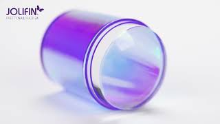 Jolifin Premium Pinsel Blue Stars & Jolifin Laveni Xl Jelly Stempel Aurora Purple Soft