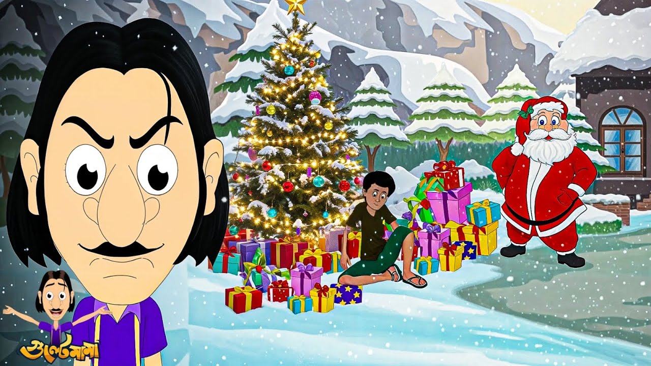 গুল্টেমামার বড়দিন সারপ্রাইজ! | Gulte Mama Becomes Santa | Funny Christmas Special