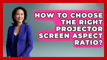How To Choose The Right Projector Screen Aspect Ratio? - NextGen Viewing and Audio