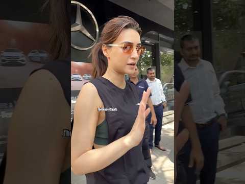 Kriti Sanon Looks So Gorgeous In Her Post Workout Look Kritisanon The Unseen Shorts 