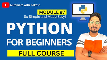 Python for Beginners - Full Course Module 7