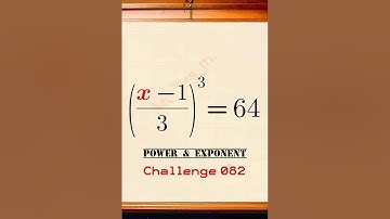 Power & Exponent—Challenge 082 #viralmath #exponentialequations  #mathschallenge #mathsproblems