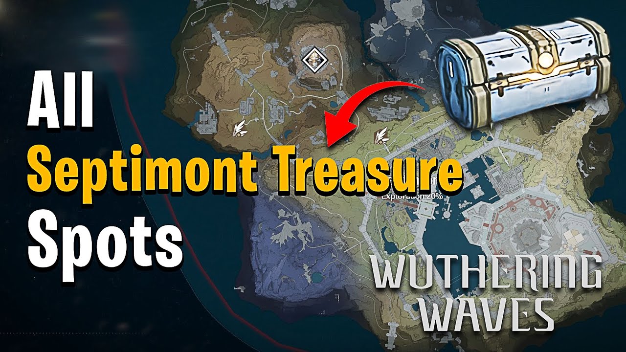 All Septimont Treasure Spots Guides 2.4 Wuthering Waves exploration ...