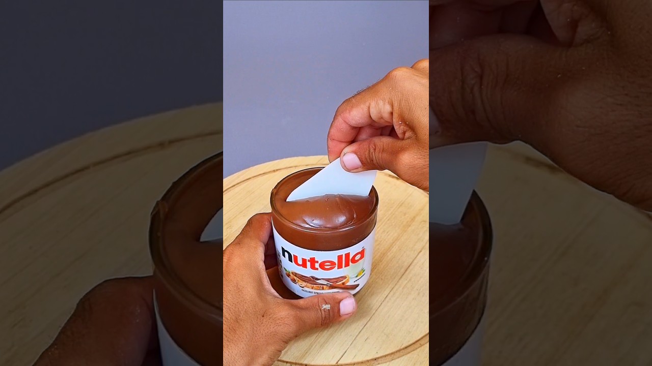 Nutella Chocolate Jar | Satisfying