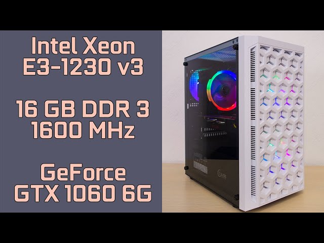 ゲーミングPC Xeon-E3 GTX1060 SSD240G メモリ16G 1209