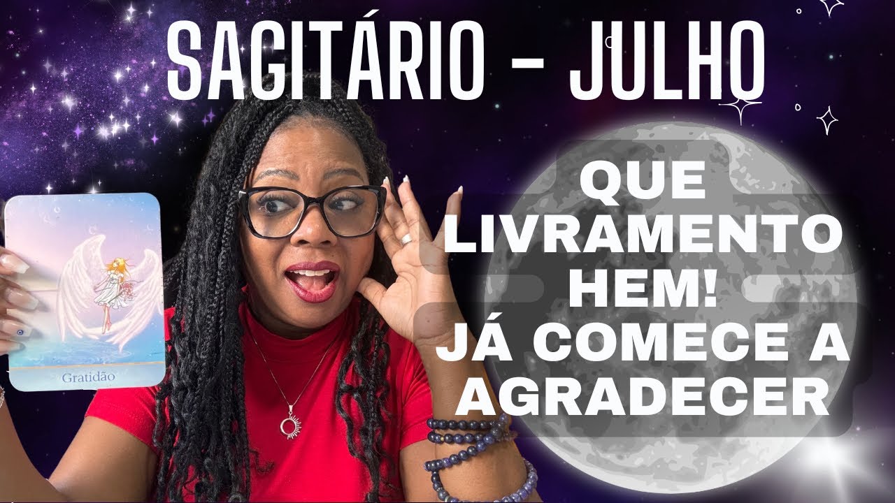 SAGITÁRIO Foi tirado de um lugar sombrio sem perceber. O Universo te pegou pelo braço. É Para poucos