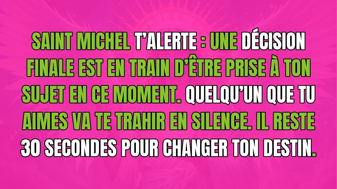 SAINT MICHEL T’ALERTE : UNE 