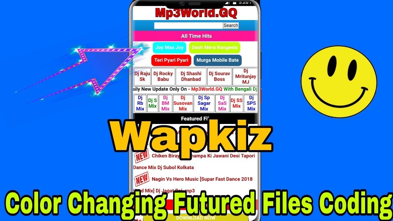Wapkiz Color Change Featured Files Coding 2019 || Futured Songs Wapkiz || Techboy Sourav