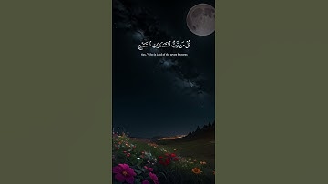 سورة المؤمنون // قُل لِّمَنِ الْأَرْضُ وَمَن فِيهَا إِن كُنتُمْ تَعْلَمُونَ ﴿٨٤﴾