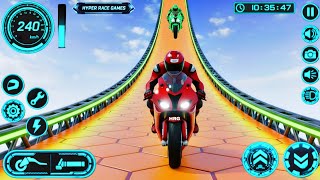 🏍️🔥 High Speed Bike Stunt Madness - Android Gameplay screenshot 3