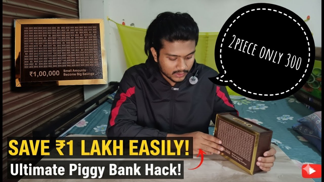 💸Money Saving Box & Wooden Coin Piggy Bank Full Review💥