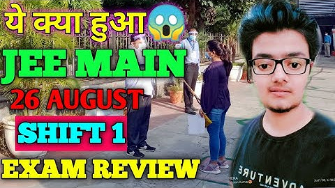 #jee#main #4th#session #26august #shift 1. Student#reaction