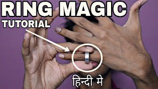 RING Through FINGER - Magic - Tutorial
