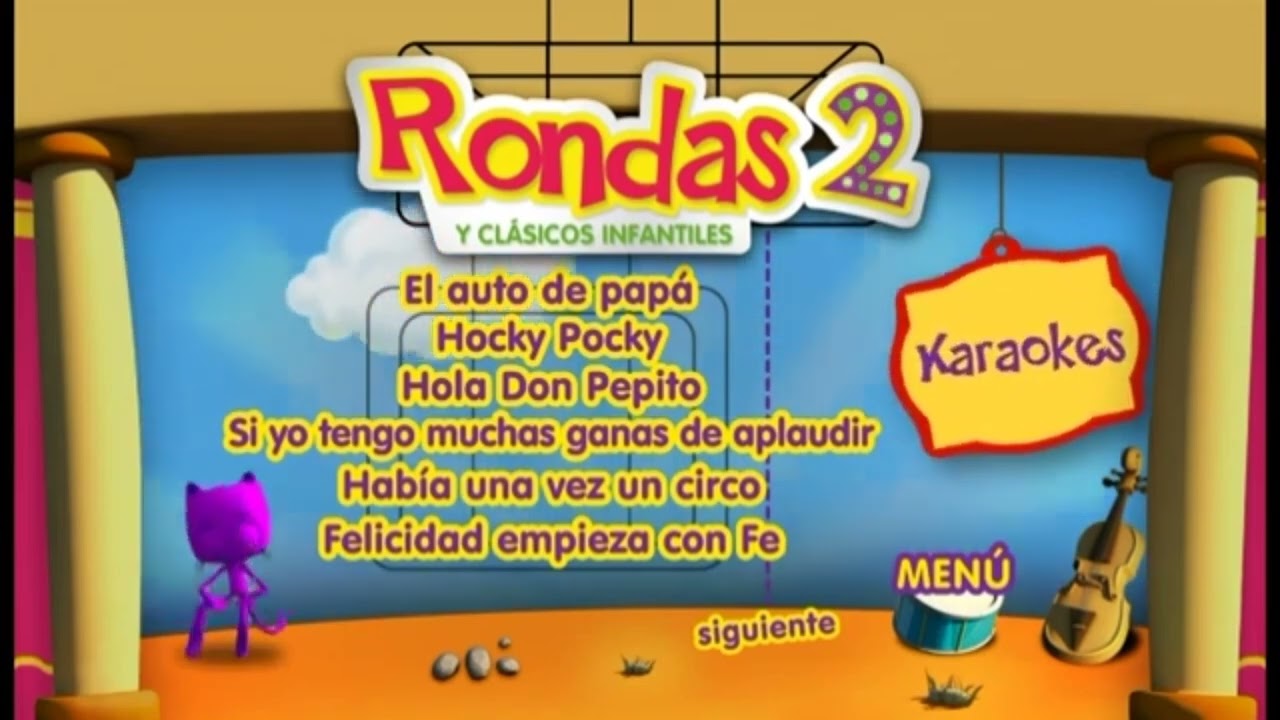 Rondas 2 Y Clásicos Infantiles DVD Menu
