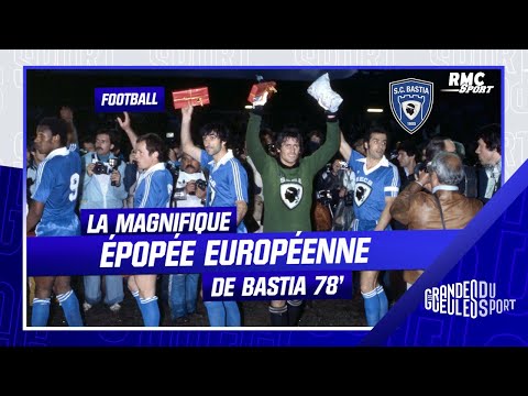 Image du reportage Football : La magnifique épopée européenne de Bastia 78’ (RMCSport)