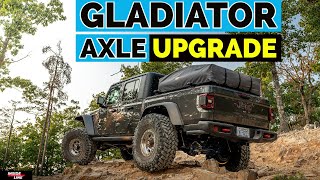 Jeep Gladiator Axle Upgrade for 40's (Dynatrac ProRock XD60 Install & Review) | Inside Line