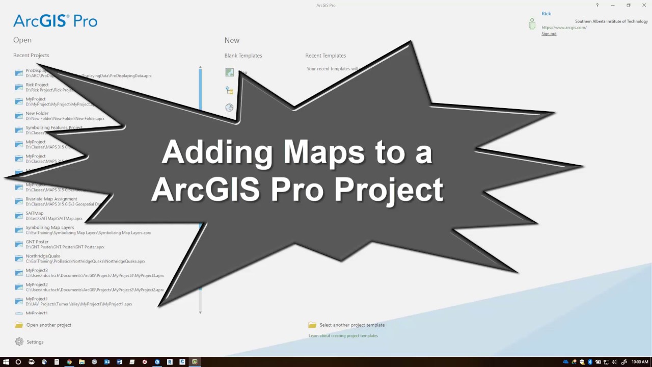 Adding Maps to a Project - YouTube