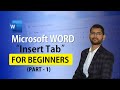 Insert Tab | Microsoft Word Tutorial for Beginners in Hindi- Part 1 (2025)