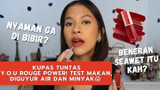 Download Lagu REVIEW Y.O.U Rouge Power Matte Lip Cream | Swatches + test semua claimnya😱 MP3