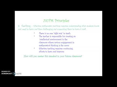 Video: Care sunt cele 5 standarde de conținut NCTM?