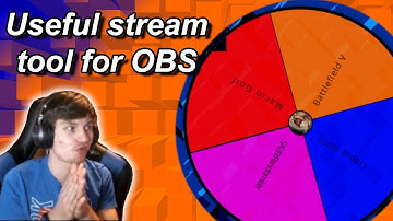 SPIN WHEEL in OBS Studio using Streamlabs Features | Xyno76