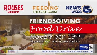 Friendsgiving Food Drive - Donate at your local Rouses Markets