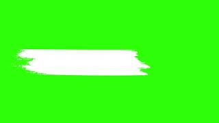 Brush Lower Third GREEN SCREEN