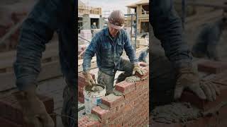 Brick wall work.#construction #brickwork #civilengineering #project #reels
