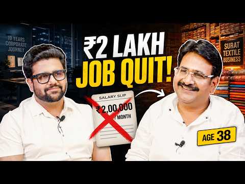 Why He Quit His ₹2 Lakh/Month Job After 19 Years | Sahil Khanna