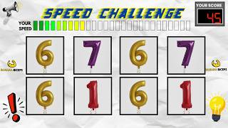 Slow to Fast Say The Word On Beat Speed Challenge 83 | SPEED EDITION | Easy Medium Hard | Fast screenshot 1