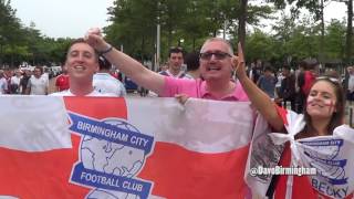 KEEP RIGHT ON: Birmingham City fans at Euro 2016