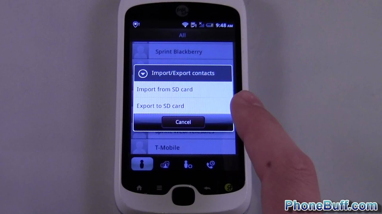 How To Back Up Conacts To Your SD Card (for Android)