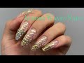 sub)Aurora Waves Nails | Nails Tutorial, Aurora Nails, Clear Gel Nails, 3D Nails