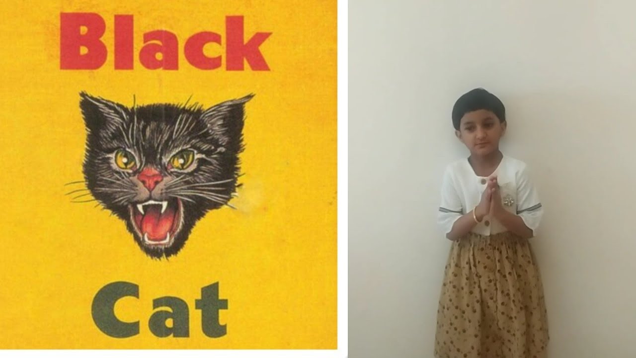  Famous Poems About Black Cats 3 Black Cats In Hats Action Poem With