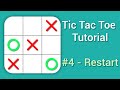 Javascript Tic Tac Toe Beginner Tutorial | PART 4 - Game Over Checks and Restart Button