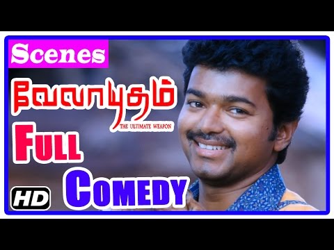 Velayudham Tamil Movie | Full Comedy | Scenes | Vijay | Santhanam | Soori