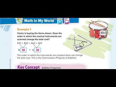 Grade 4 Chapter 2 Lesson 1 Addition Properties and Subtraction Rules ...