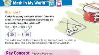 Grade 4 Chapter 2 Lesson 1 Addition Properties and Subtraction Rules (Part 1)