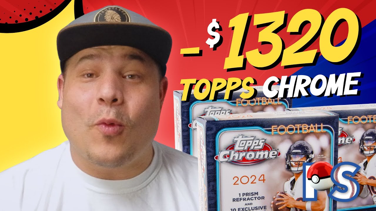 Bo Nix & Caleb Williams in the SAME Rip?! $1,320 Topps Chrome Hobby Break!