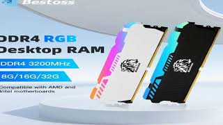 A Must-Have Product Bestoss Memria Rgb Ram Ddr4 8Gb 16Gb 32Gb 1.2V 3200Mhz Udimm Cooling Vest Mem