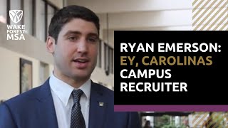 Ryan Emerson - EY - Wake Forest University School of Business
