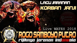 Lagu Jaranan Hits 2018 - KORBAN JANJI Cover Voc IKA Lovers - ROGO SAMBOYO PUTRO Live WATES 2018