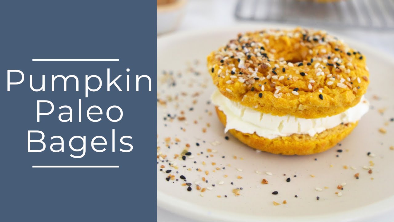 Pumpkin Paleo Bagels